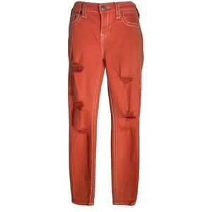 True Religion Halle Big T Nat Super Skinny Women’s Destroyed Jeans Size 27